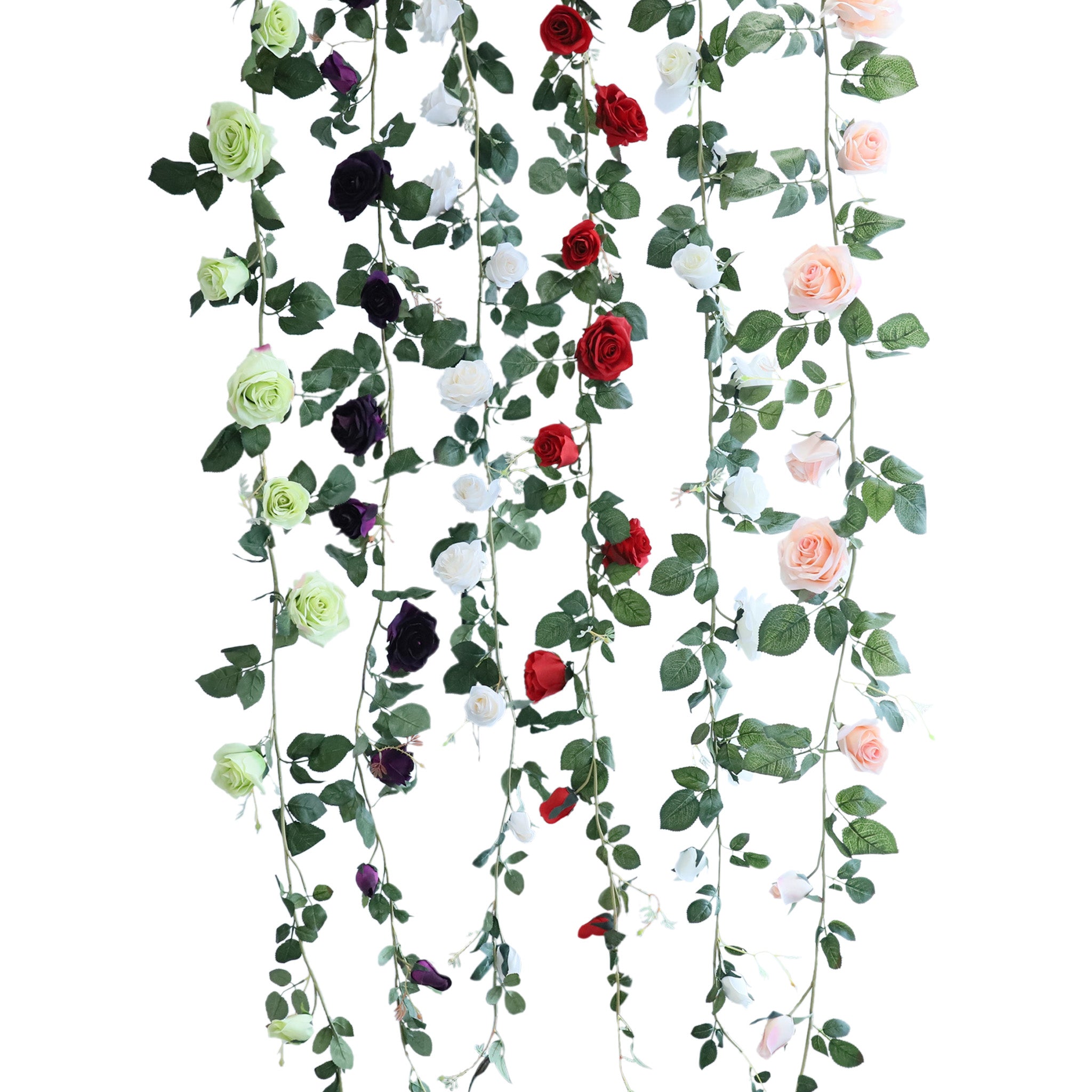 Wedding Arch Flower Vines Fake Rose Garlands for Home Indoor Outdoor