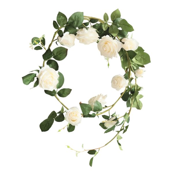 Wedding Arch Flower Vines Fake Rose Garlands for Home Indoor Outdoor
