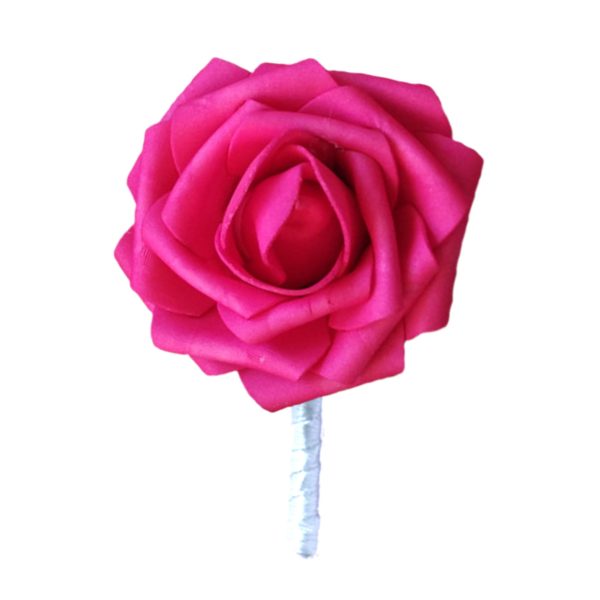 Hot Pink Wedding Bouquets Boutonnieres Corsages