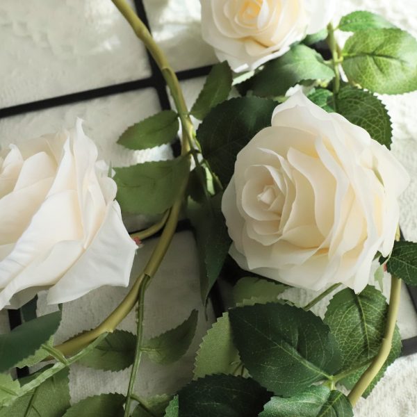 Wedding Arch Flower Vines Fake Rose Garlands for Home Indoor Outdoor
