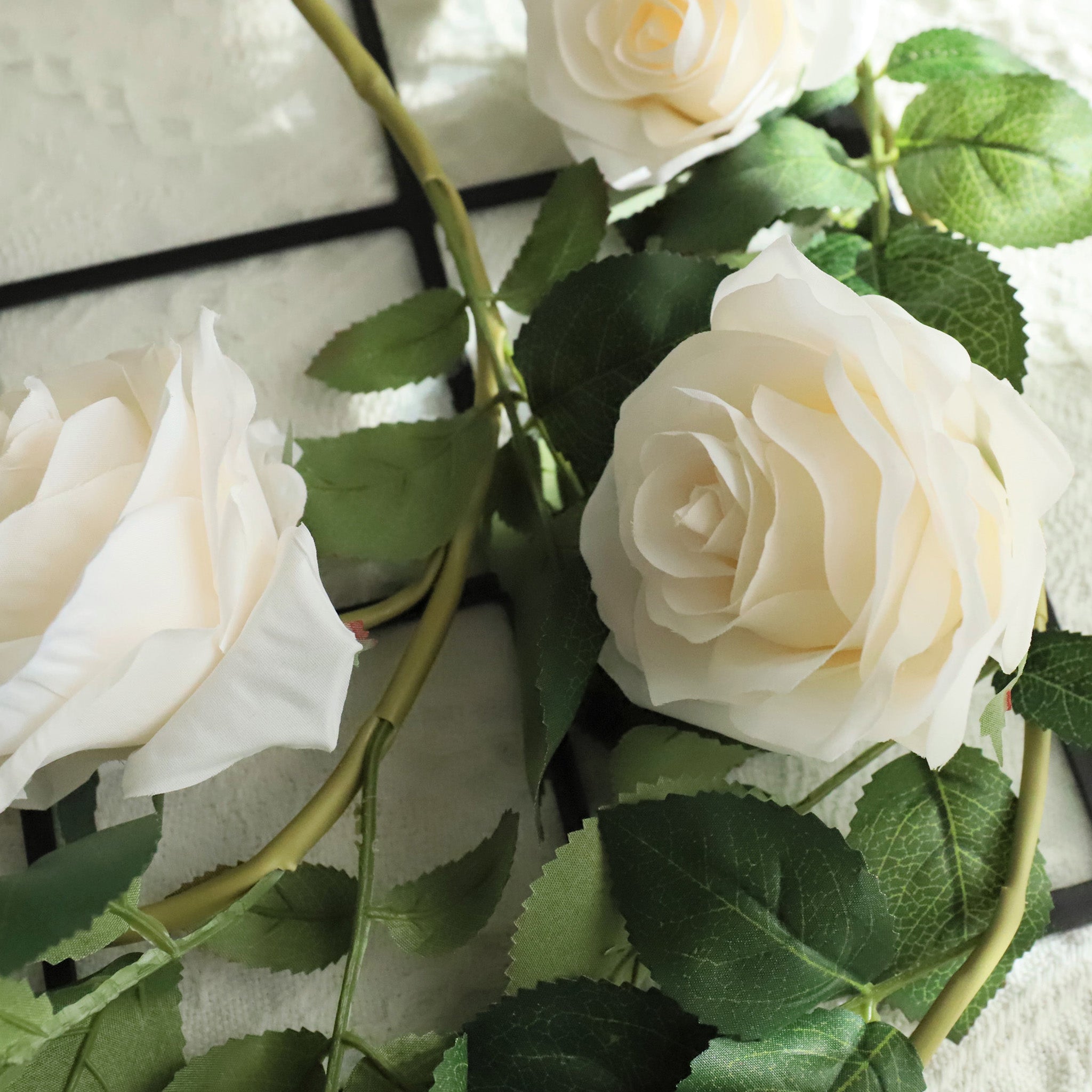 Wedding Arch Flower Vines Fake Rose Garlands for Home Indoor Outdoor