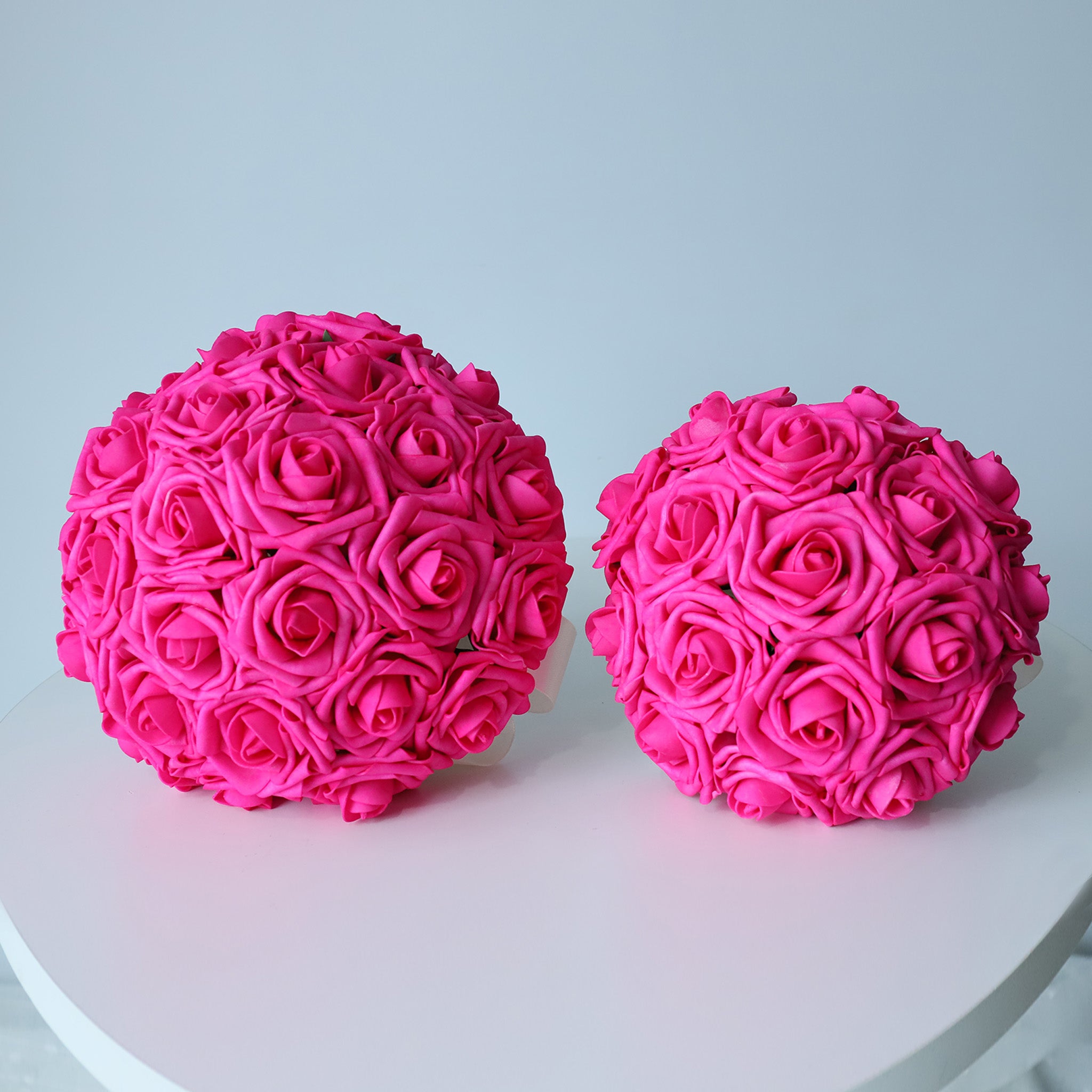 Hot Pink Wedding Bouquets Boutonnieres Corsages