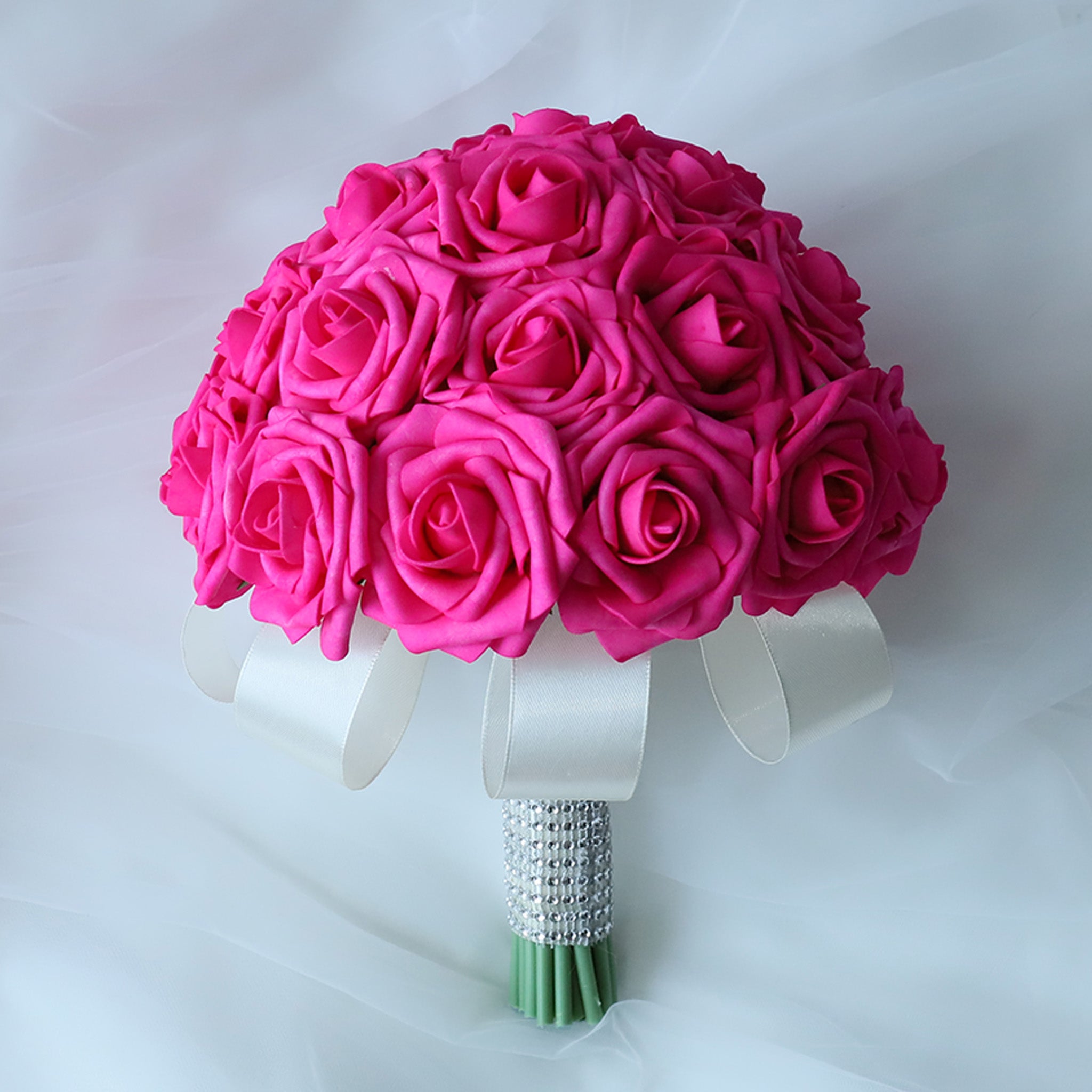 Hot Pink Wedding Bouquets Boutonnieres Corsages