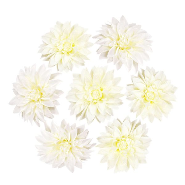 50 Bulk Silk Dahlia Flowers 5.1