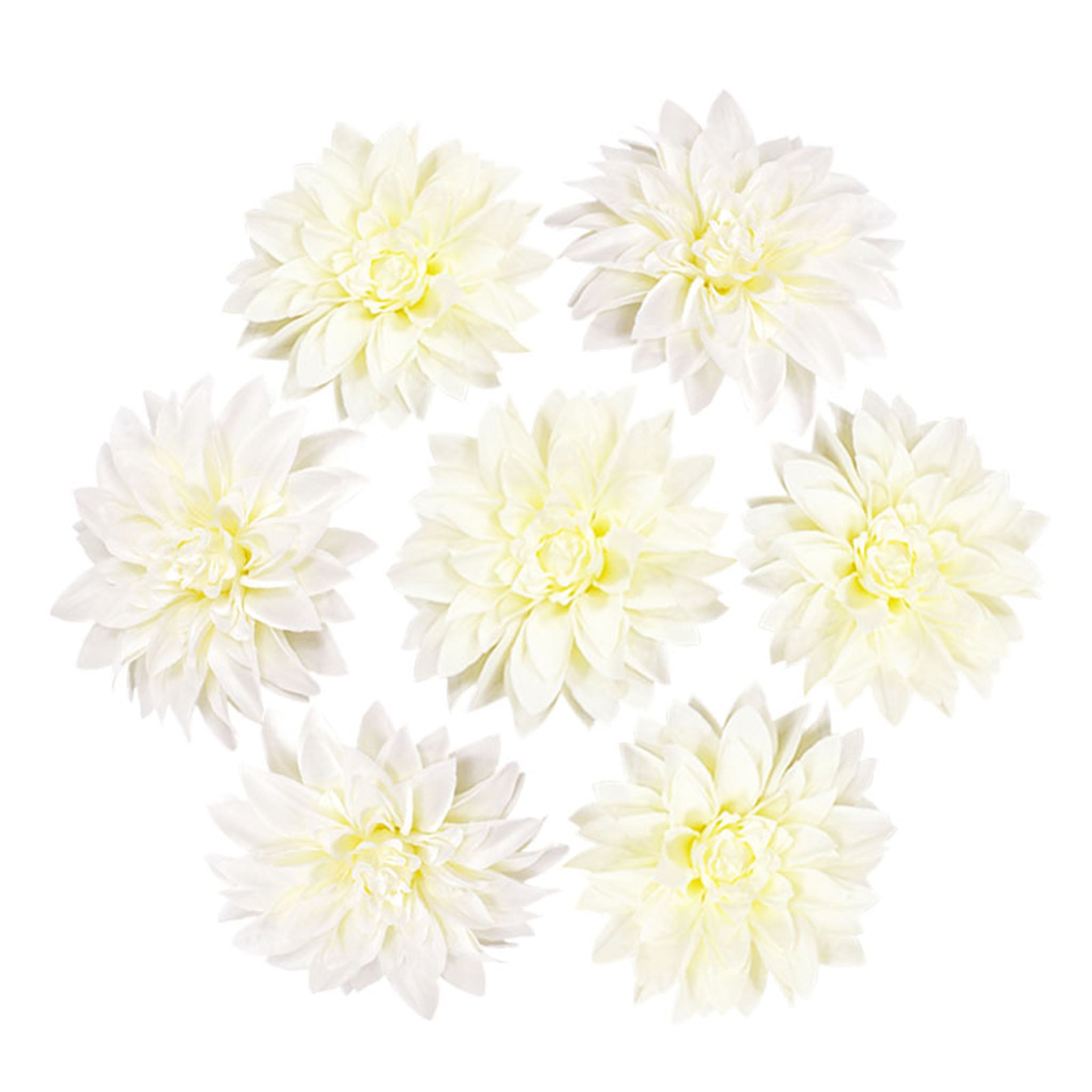 50 Bulk Silk Dahlia Flowers 5.1