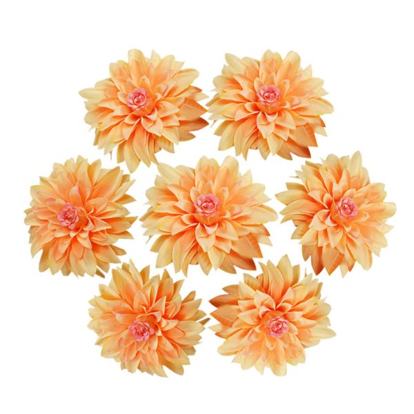 50 Bulk Silk Dahlia Flowers 5.1