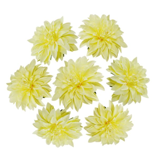 50 Bulk Silk Dahlia Flowers 5.1