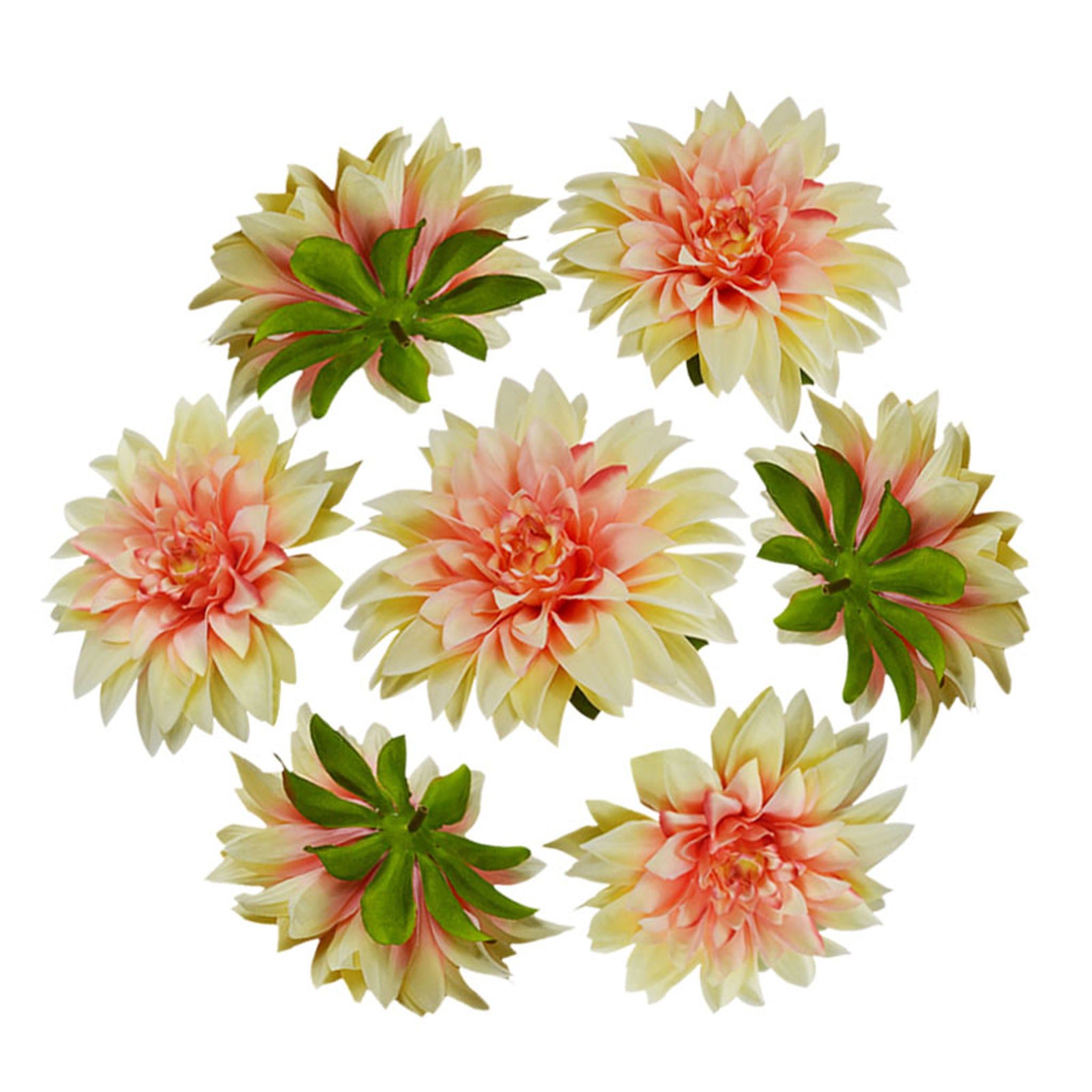 50 Bulk Silk Dahlia Flowers 5.1
