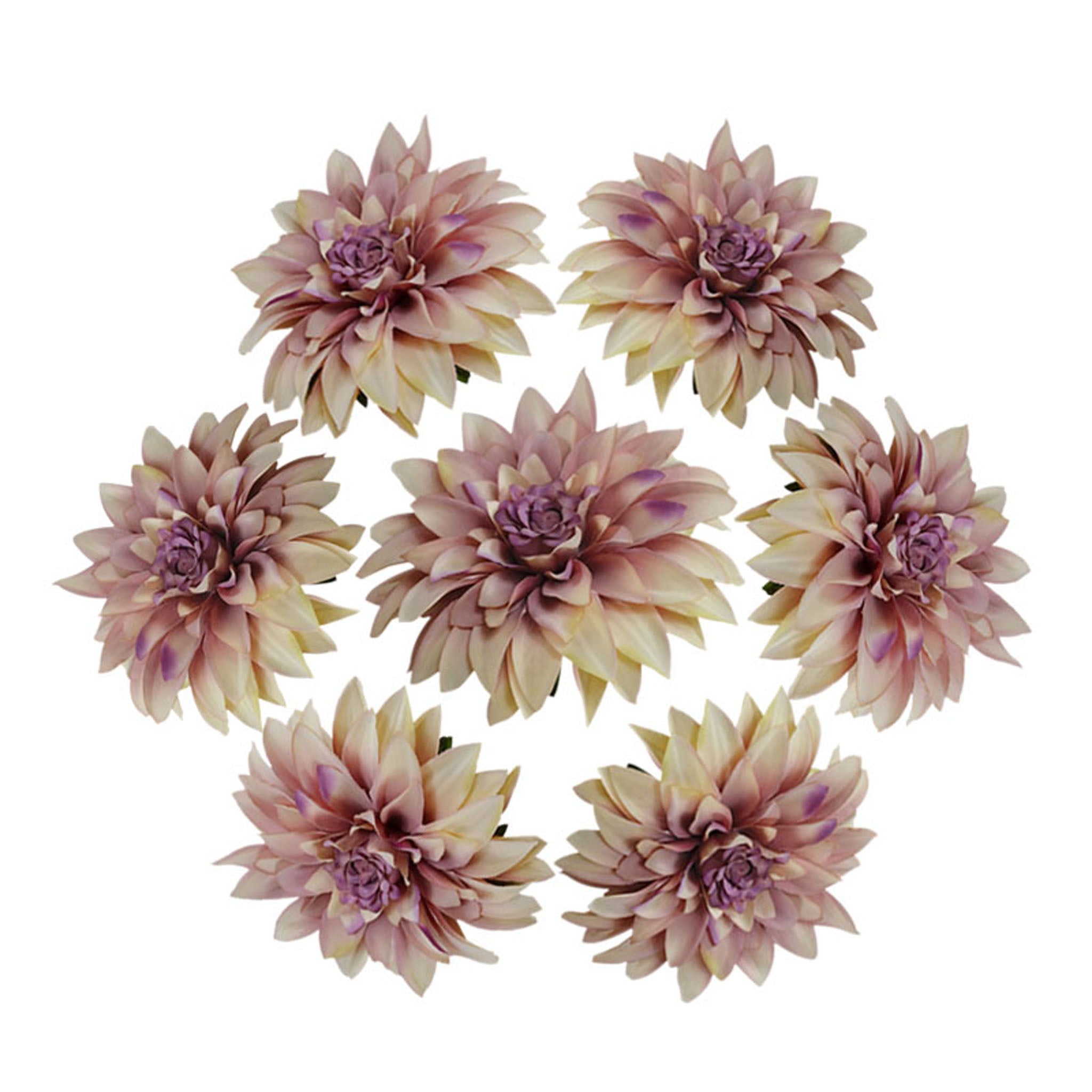 50 Bulk Silk Dahlia Flowers 5.1