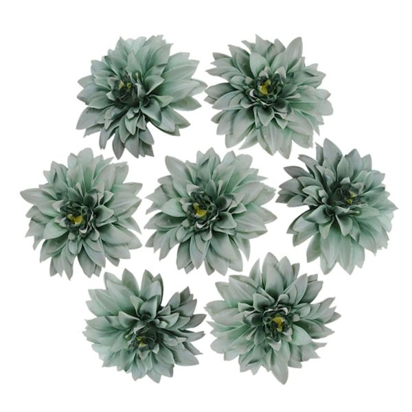 50 Bulk Silk Dahlia Flowers 5.1
