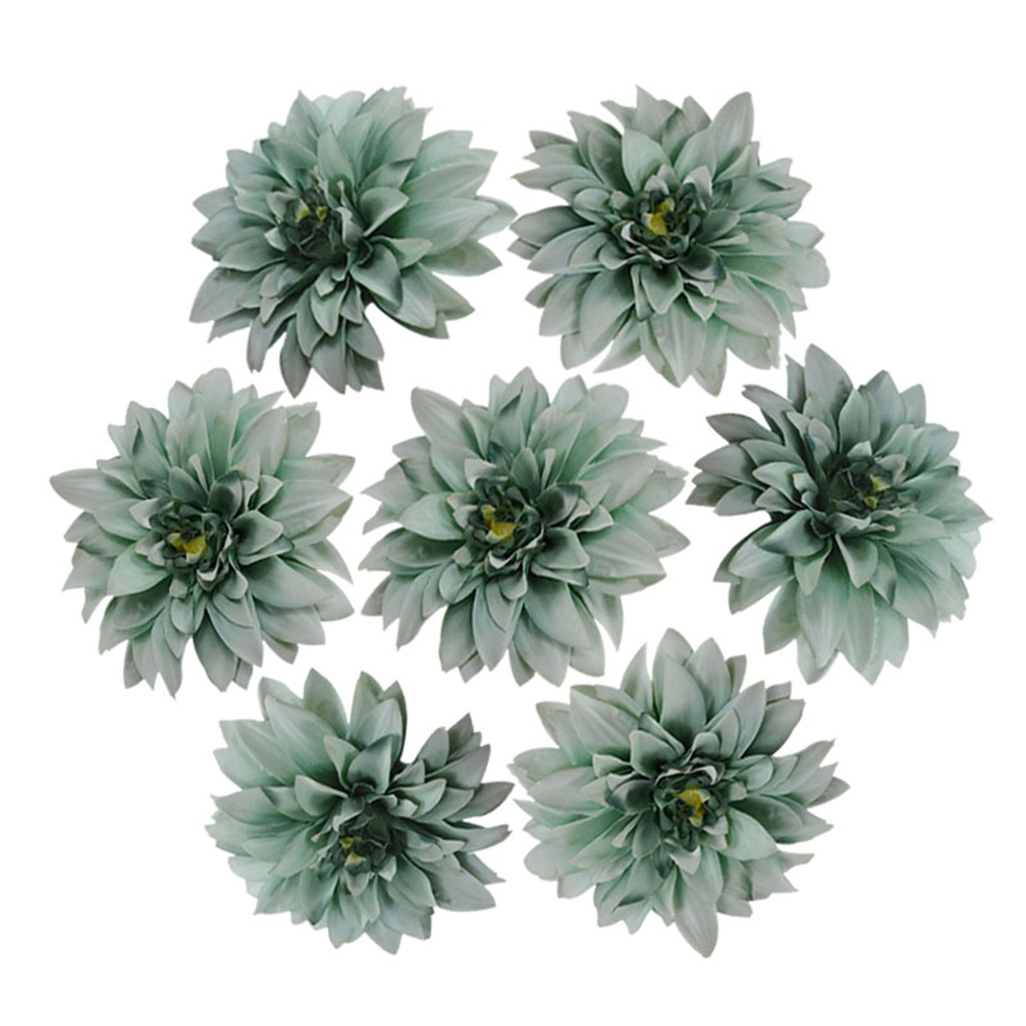 50 Bulk Silk Dahlia Flowers 5.1