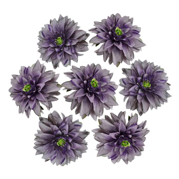 50 Bulk Silk Dahlia Flowers 5.1