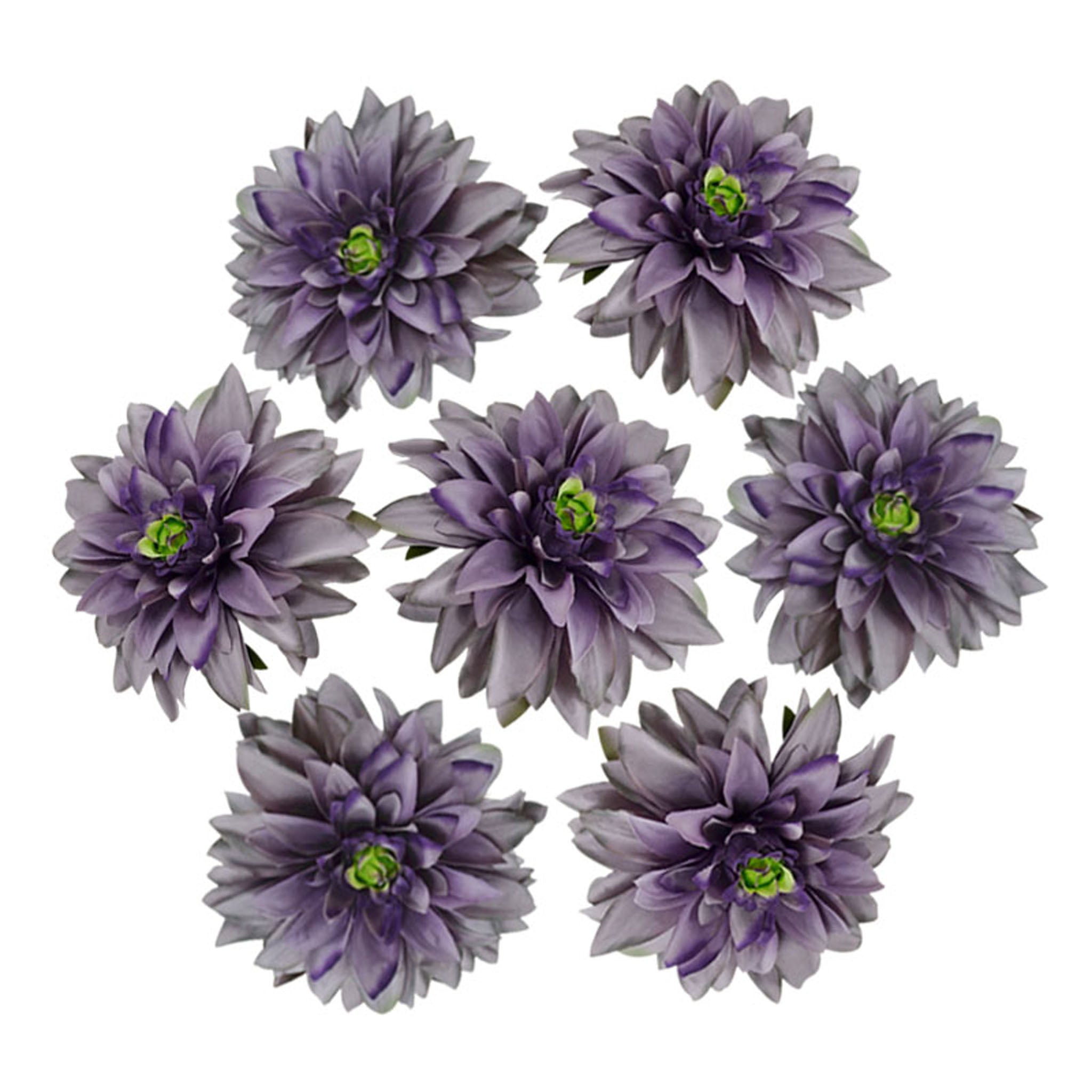 50 Bulk Silk Dahlia Flowers 5.1