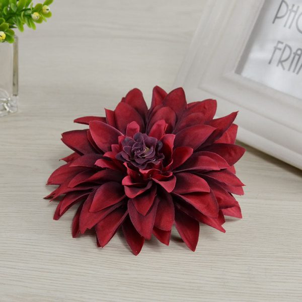 50 Bulk Silk Dahlia Flowers 5.1