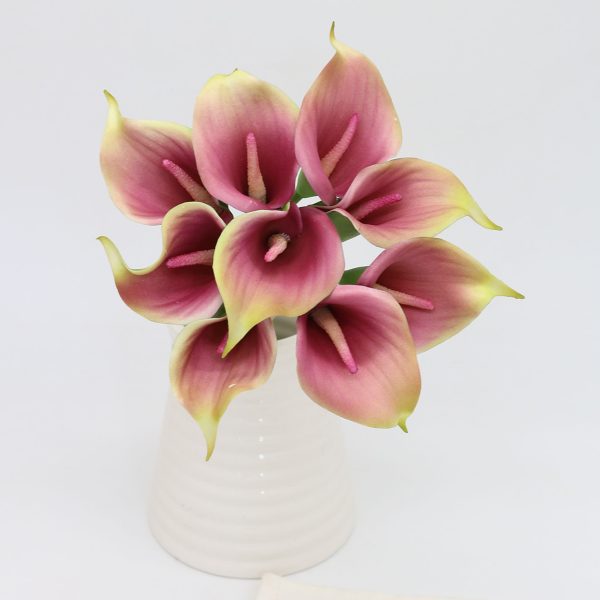 Artificial Calla Lily Latex Flowers Various Colors
