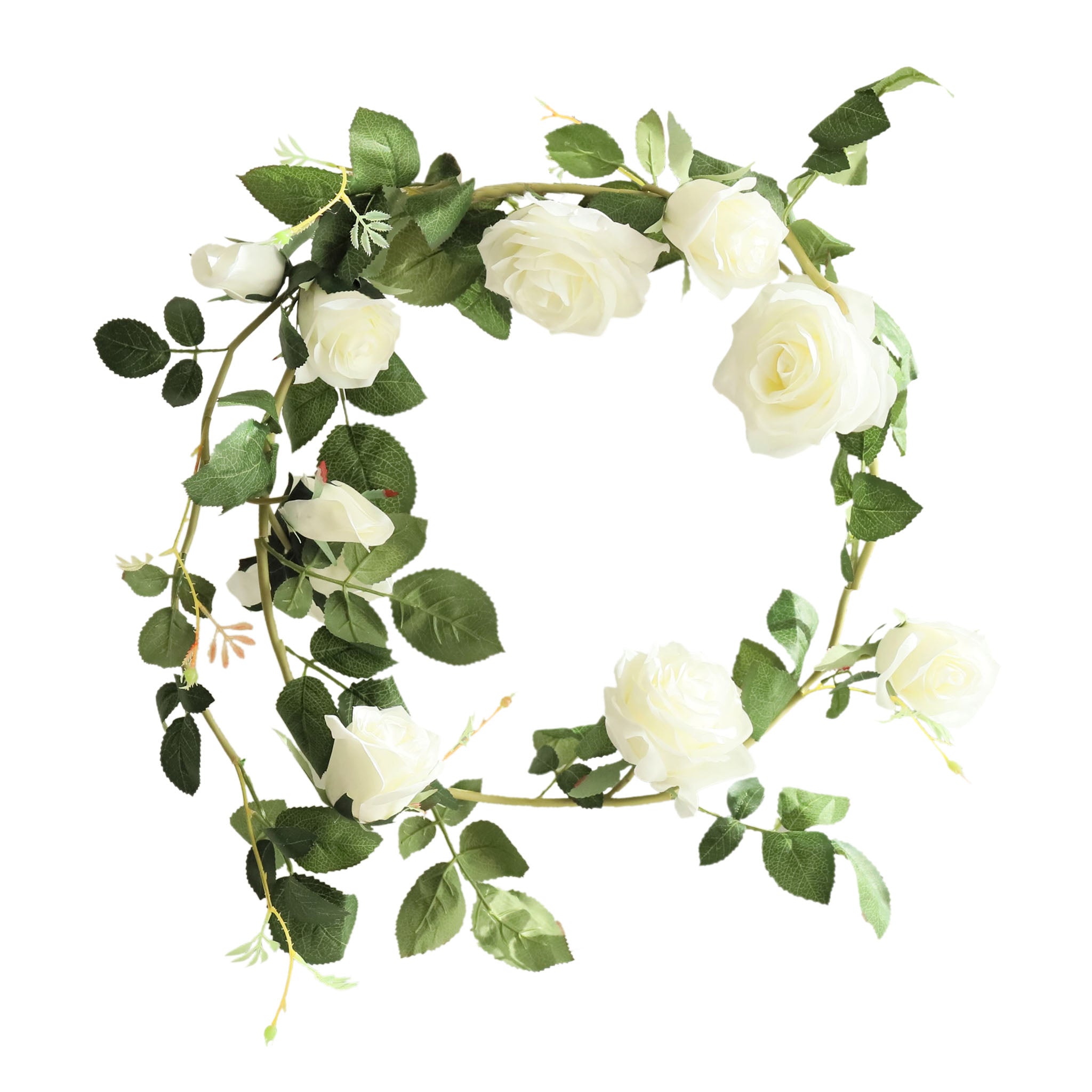 Wedding Arch Flower Vines Fake Rose Garlands for Home Indoor Outdoor