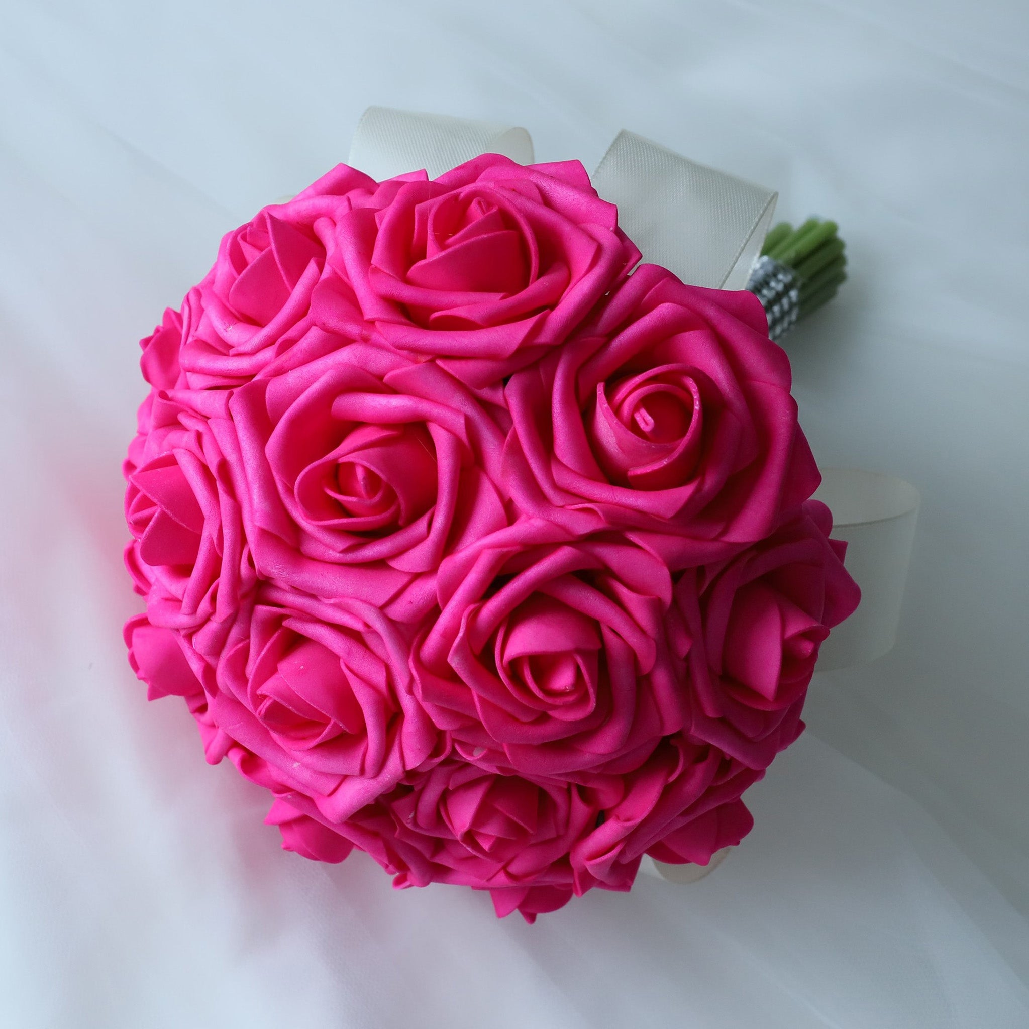 Hot Pink Wedding Bouquets Boutonnieres Corsages