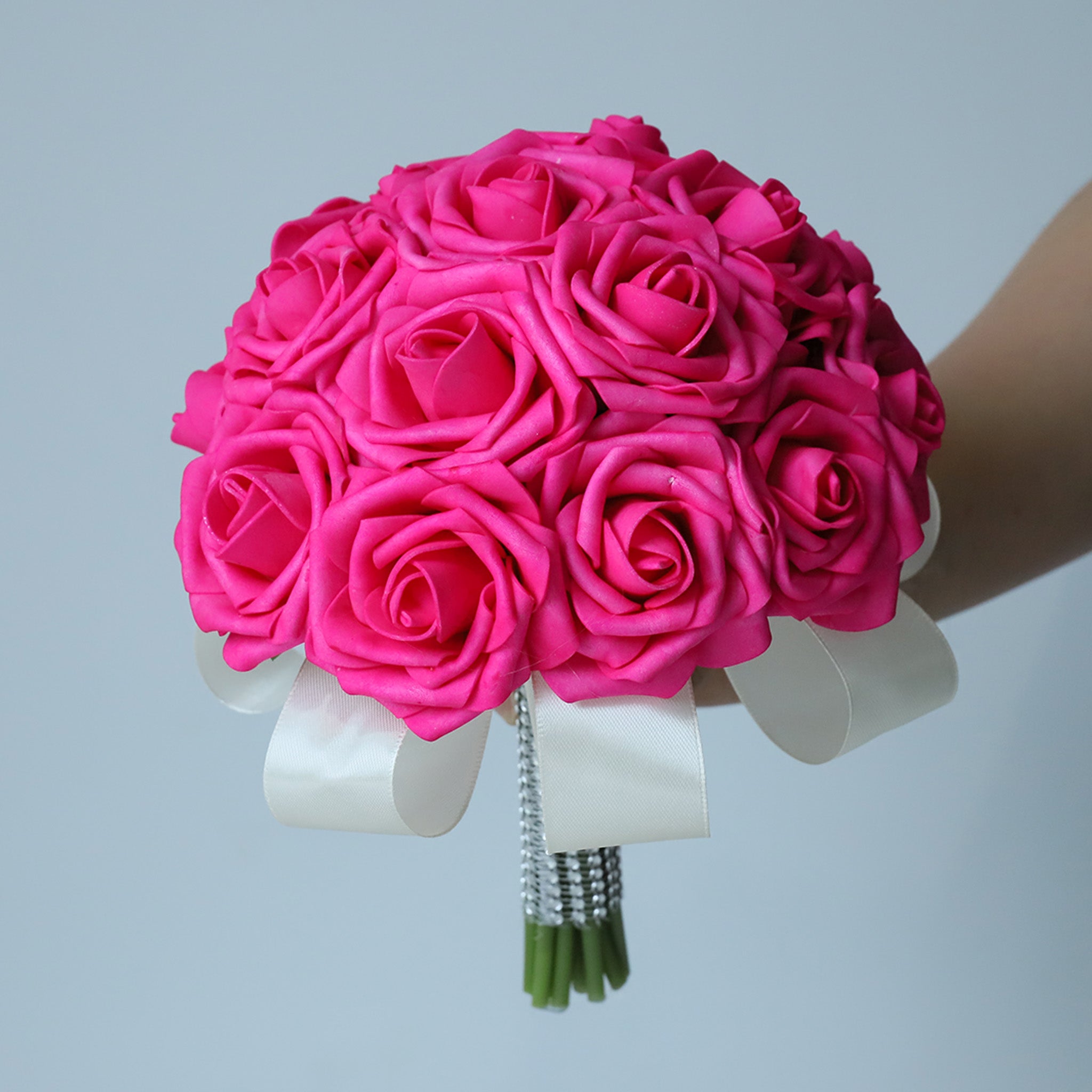 Hot Pink Wedding Bouquets Boutonnieres Corsages