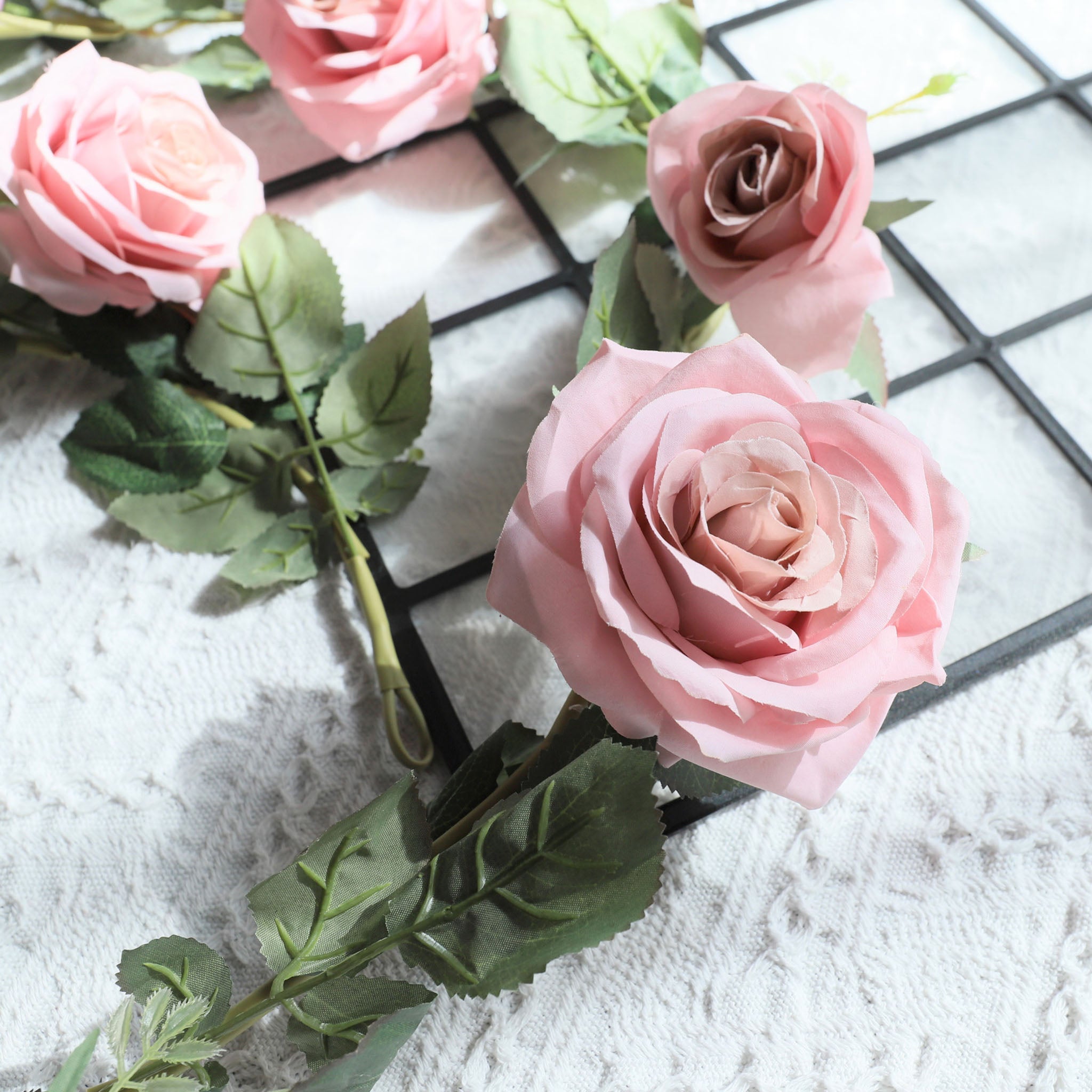 Wedding Arch Flower Vines Fake Rose Garlands for Home Indoor Outdoor