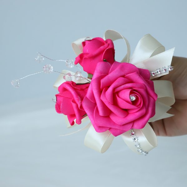 Hot Pink Wedding Bouquets Boutonnieres Corsages