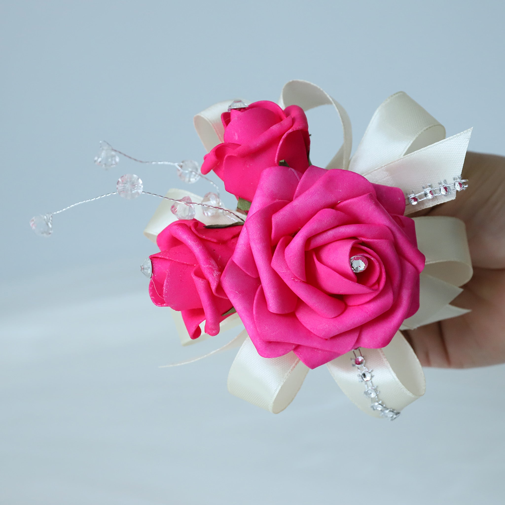 Hot Pink Wedding Bouquets Boutonnieres Corsages