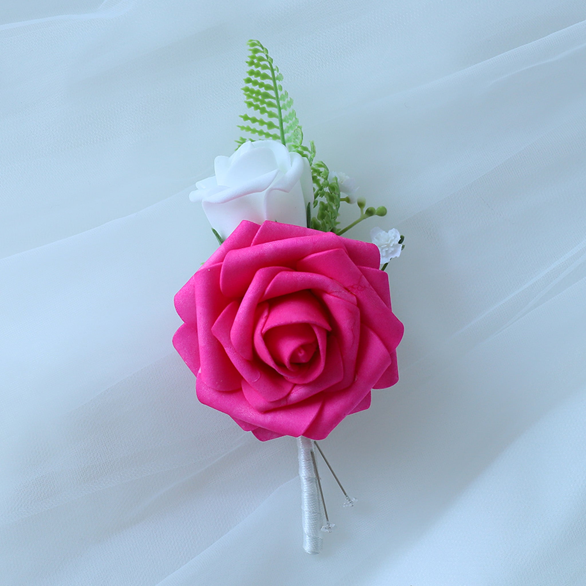 Hot Pink Wedding Bouquets Boutonnieres Corsages