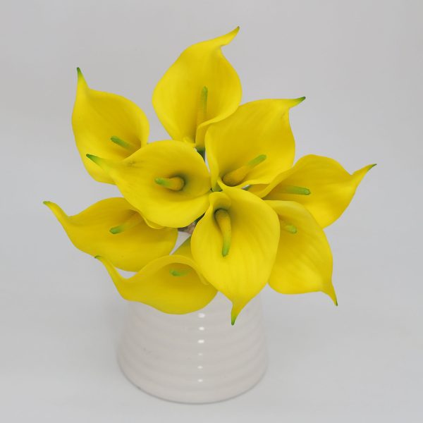 Artificial Calla Lily Latex Flowers Various Colors