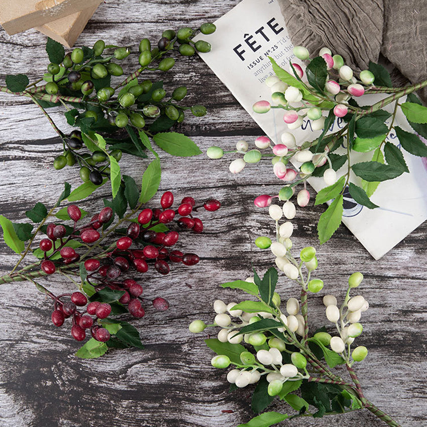 10 Artificial Plant Berry Olive Fruit Beans