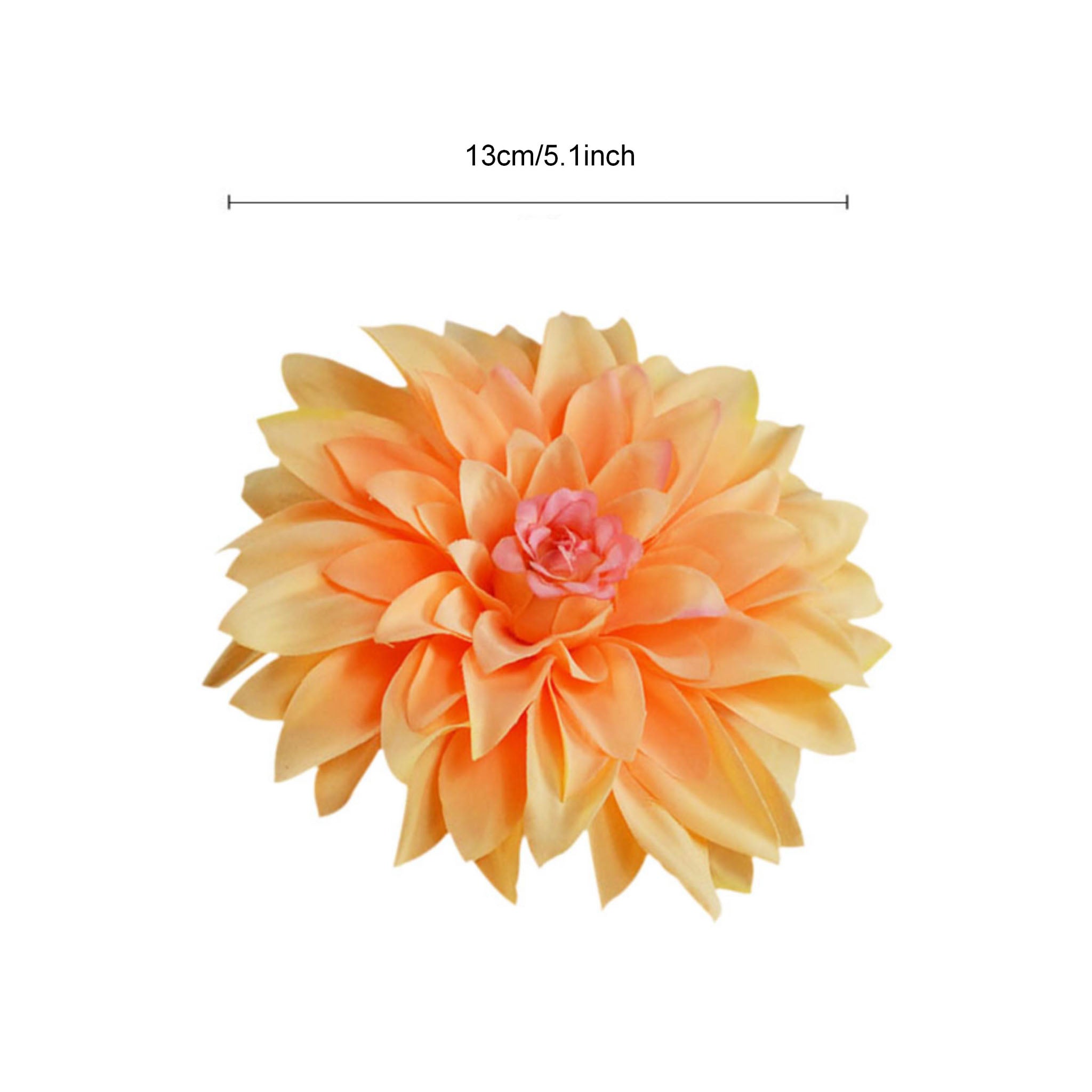 50 Bulk Silk Dahlia Flowers 5.1