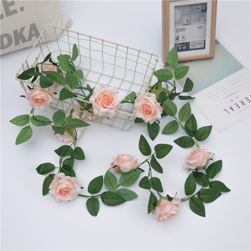 Hanging Flower Vines Rose Garland for Outdoor