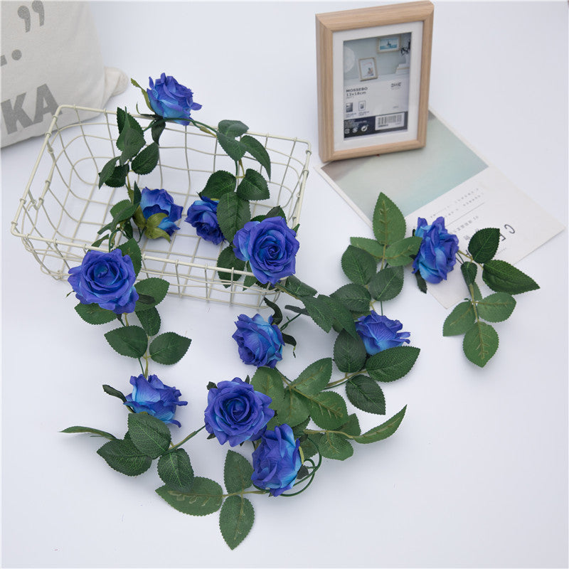 Hanging Flower Vines Rose Garland for Outdoor