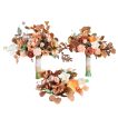 Fall Wedding Bouquets Artificial Terracotta Flowers - Image 6